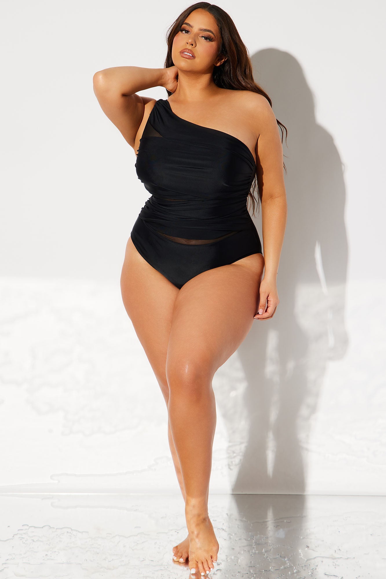 Maillot de bain 1 pièce gainant sans armatures