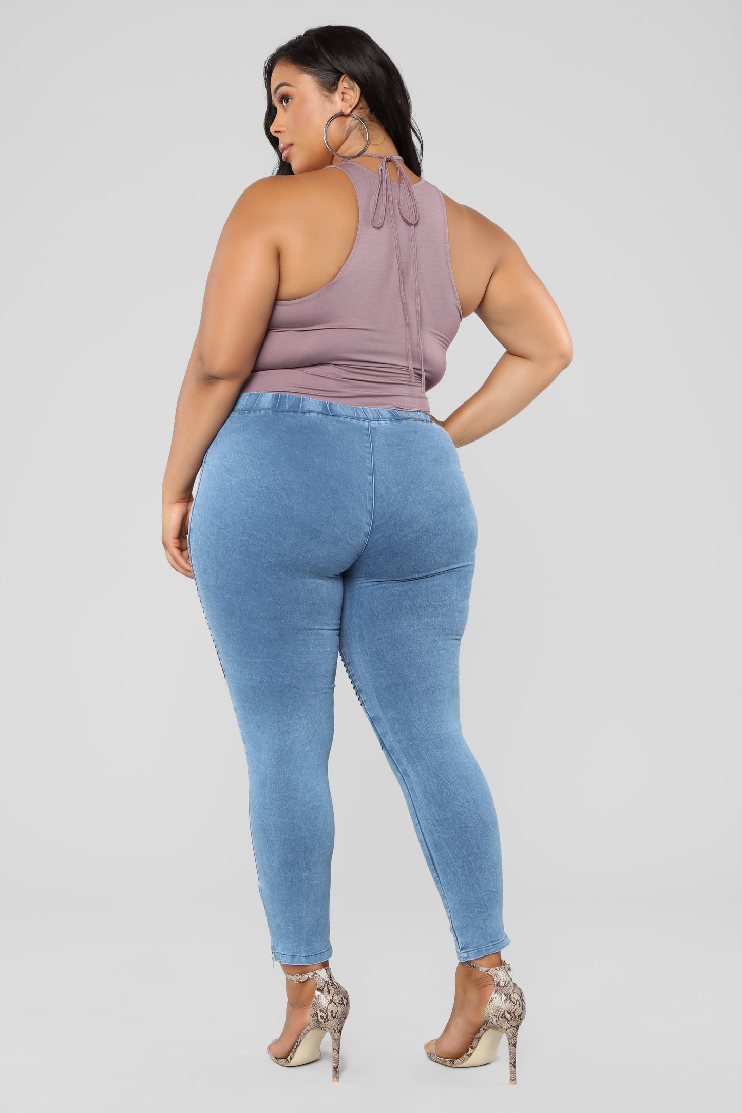 Jegging taille haute
