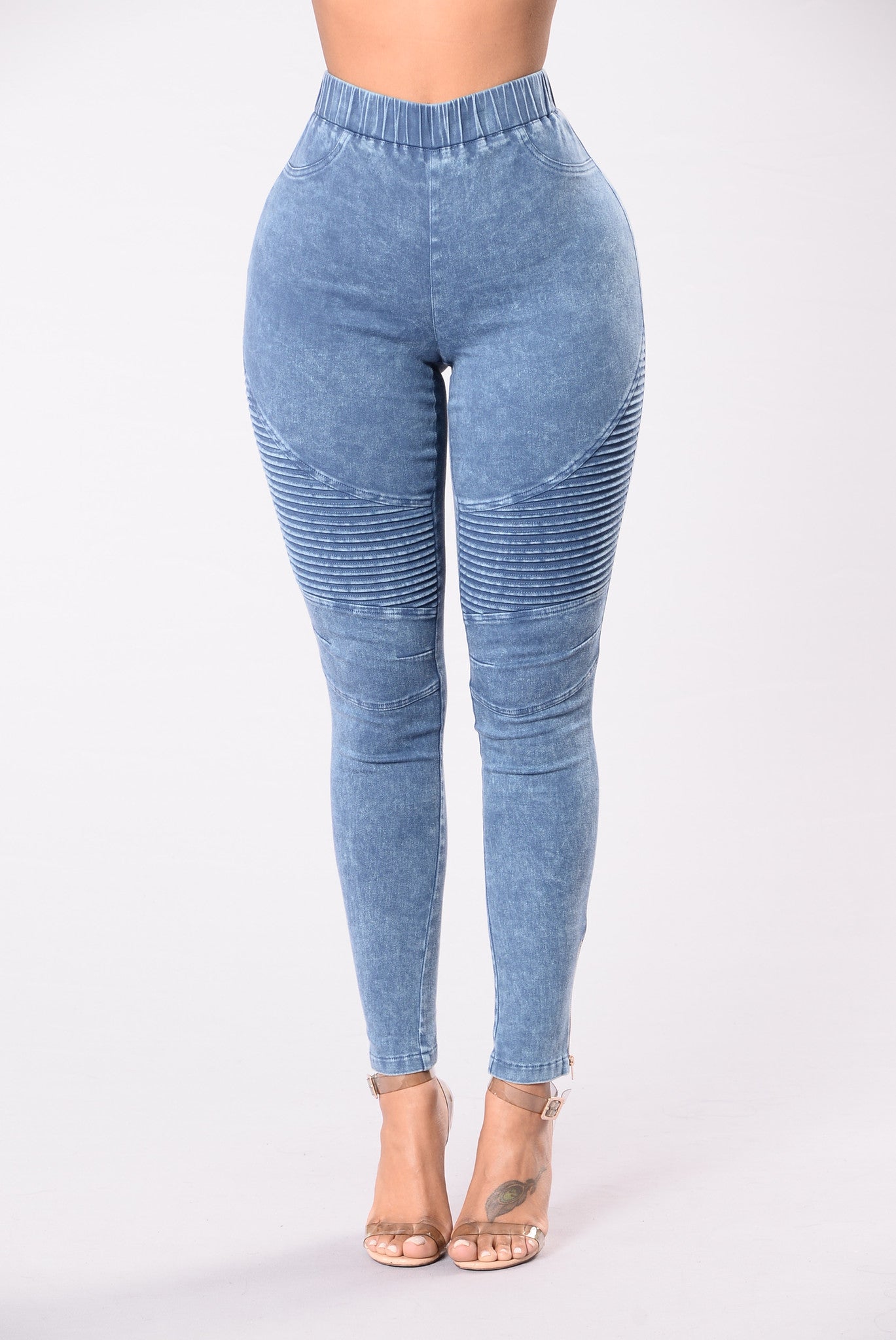 Jegging taille haute